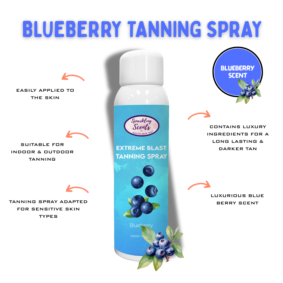 Blueberry Extreme Blast Tanning Spray