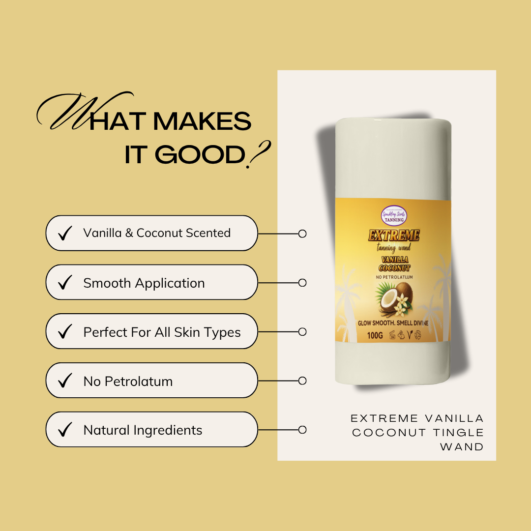 (NEW) Vanilla Coconut Extreme Tanning Wand